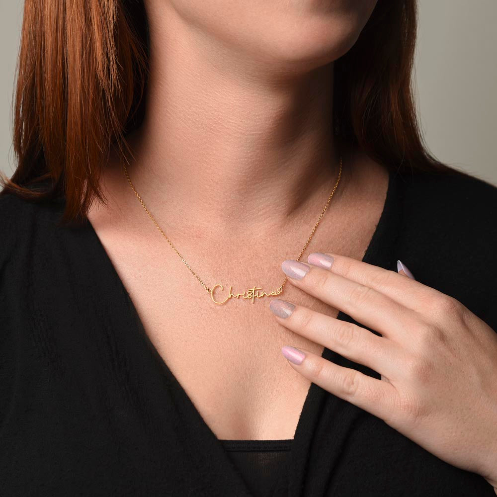 Custom Script necklace You are my Favorite Person Inspirational Card for Best Friend