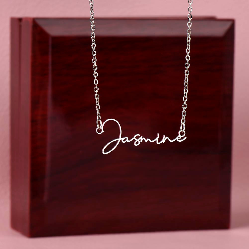 Custom Script necklace You are my Favorite Person Inspirational Card for Best Friend