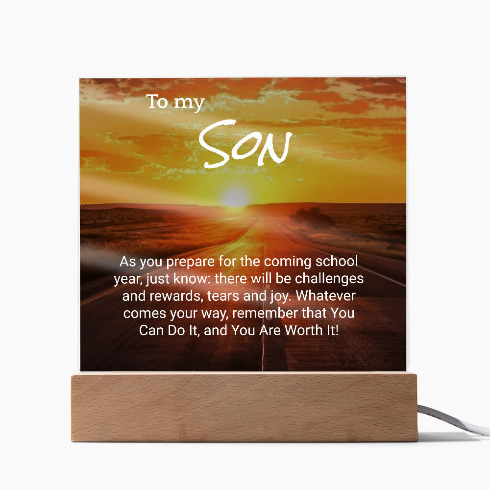 Inspirational Back to school Gift Acrylic