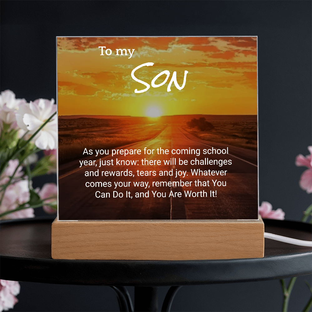 Inspirational Back to school Gift Acrylic