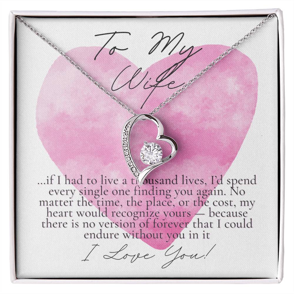 Romantic Necklace for your Wife: If I had to live a thousand years (Alluring Beauty Variation)