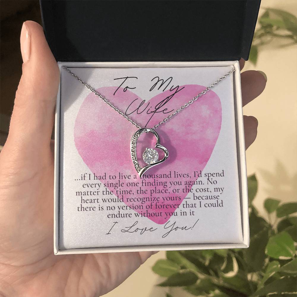 Romantic Necklace for your Wife: If I had to live a thousand years (Alluring Beauty Variation)