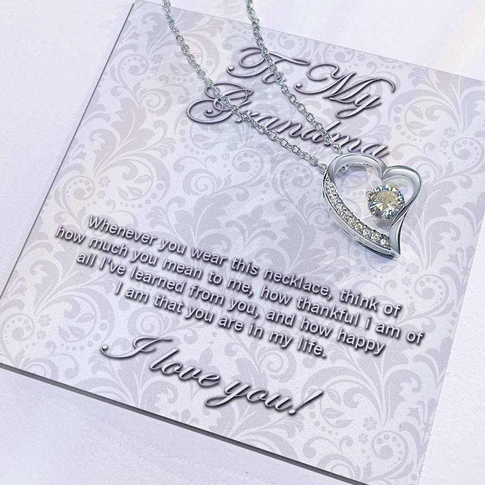 To My Grandma Forever Love necklace