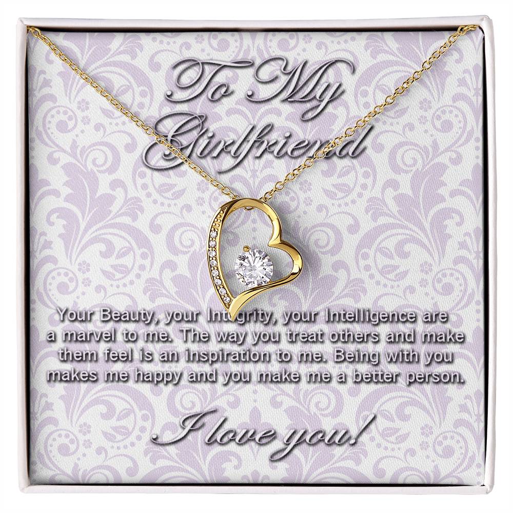Forever love necklace and pendant for Girlfriend