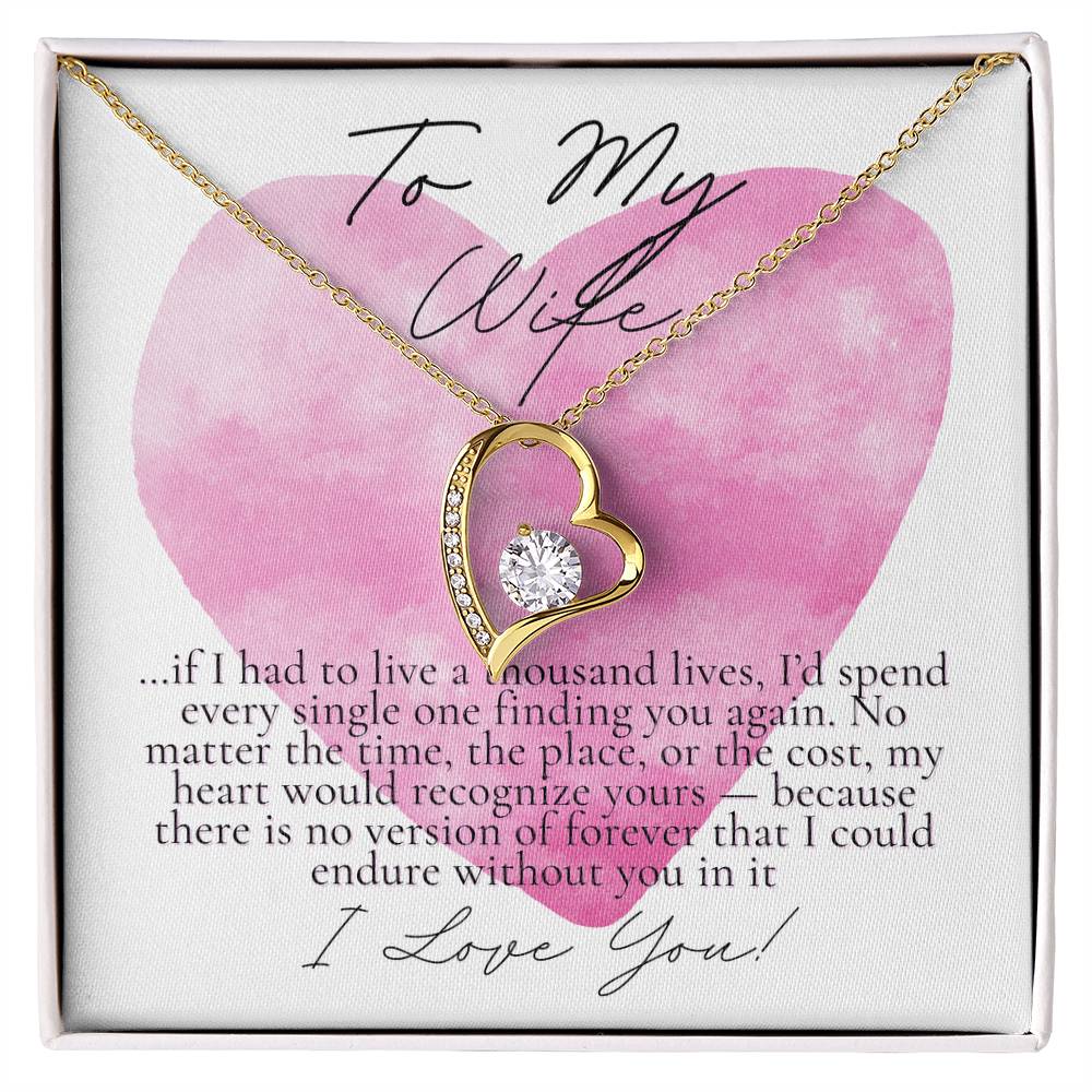 Romantic Necklace for your Wife: If I had to live a thousand years (Alluring Beauty Variation)