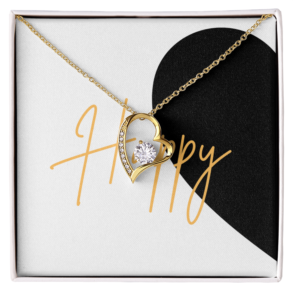 First Half of matching set Anniversary Gift for couples Forever Love necklace