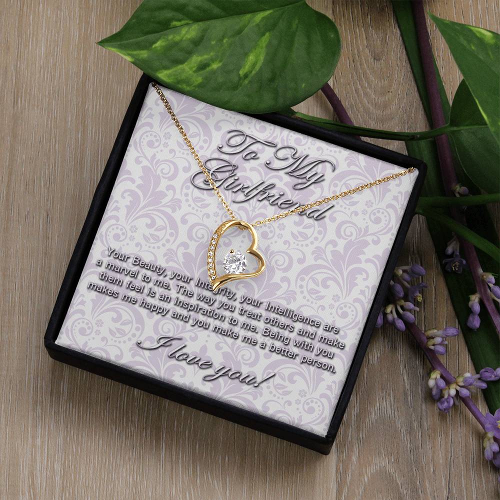 Forever love necklace and pendant for Girlfriend
