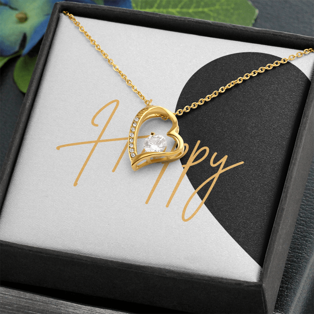 First Half of matching set Anniversary Gift for couples Forever Love necklace