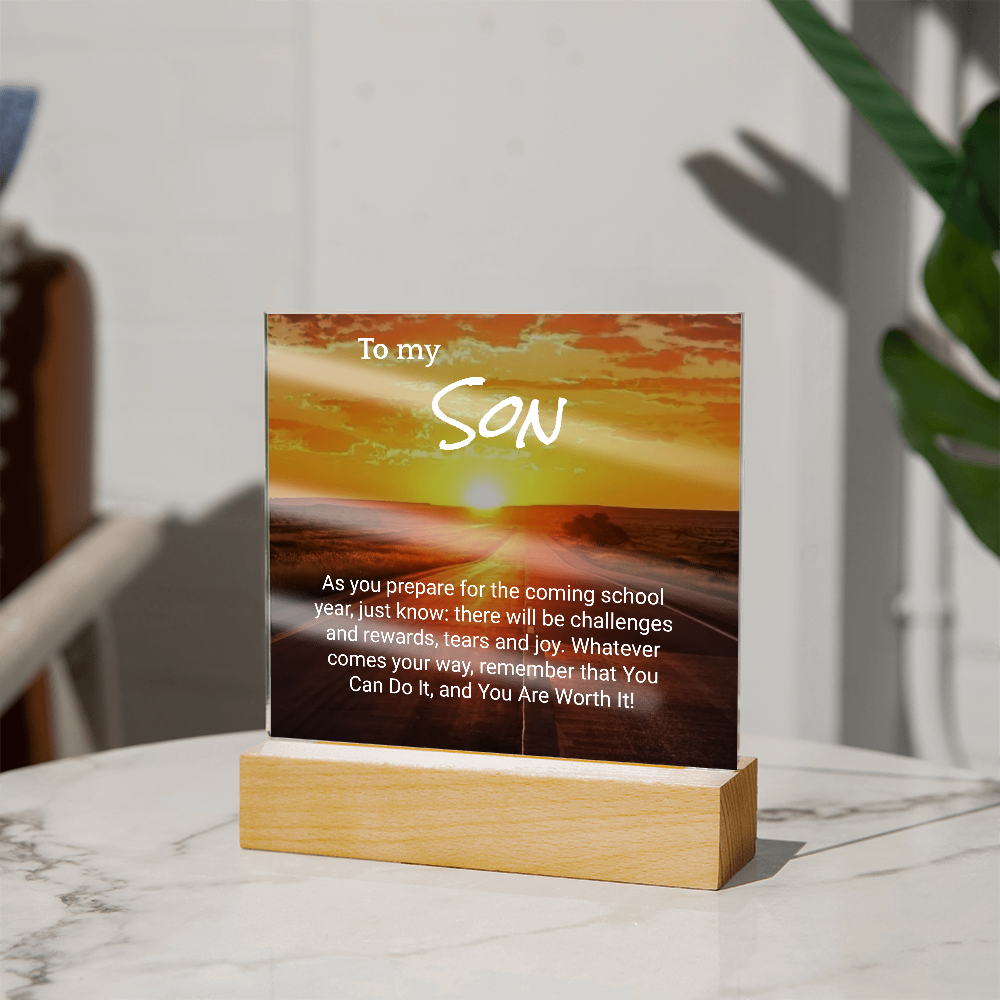 Inspirational Back to school Gift Acrylic
