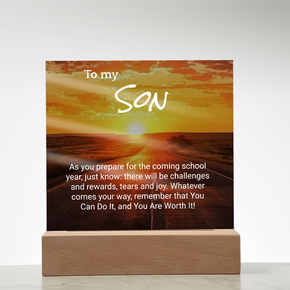 Inspirational Back to school Gift Acrylic