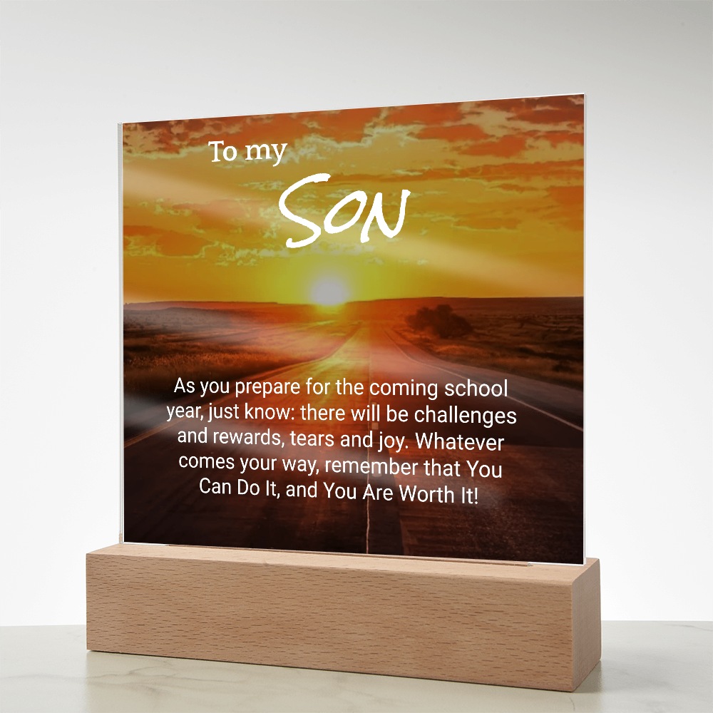 Inspirational Back to school Gift Acrylic
