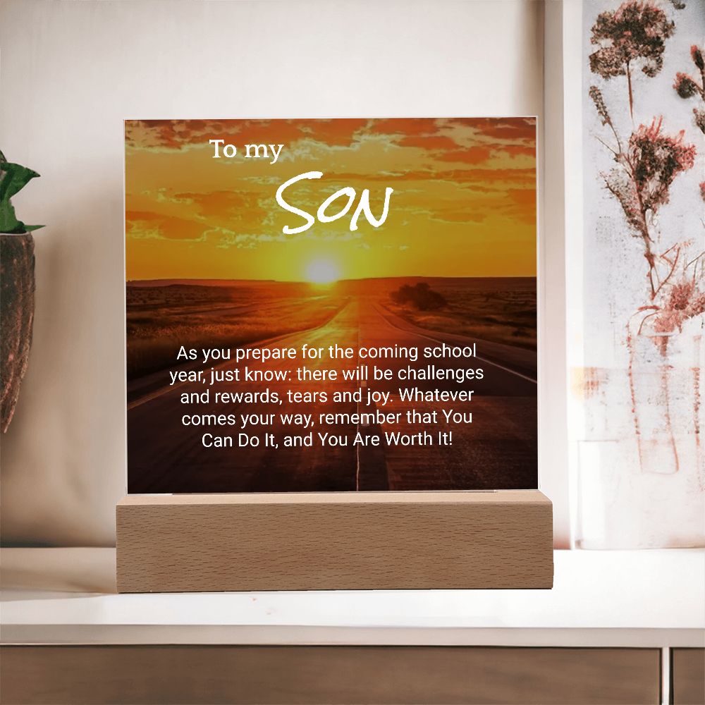 Inspirational Back to school Gift Acrylic