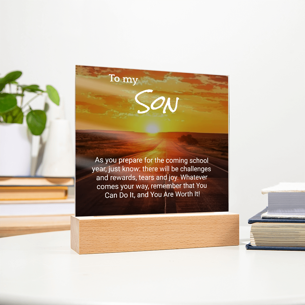 Inspirational Back to school Gift Acrylic