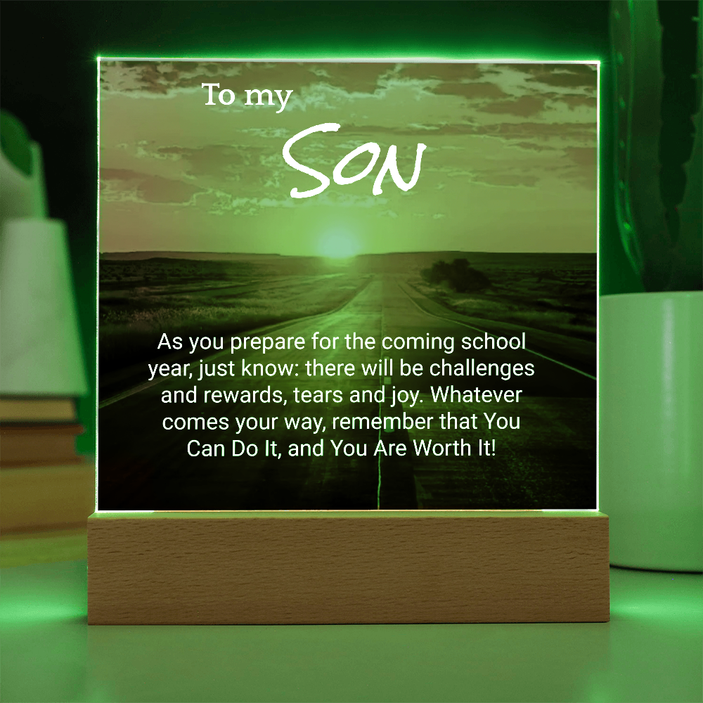 Inspirational Back to school Gift Acrylic