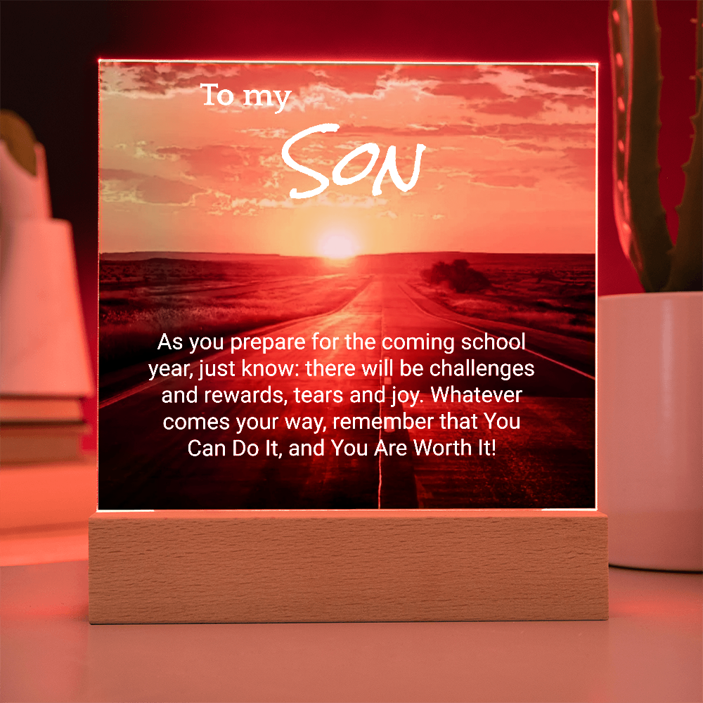 Inspirational Back to school Gift Acrylic