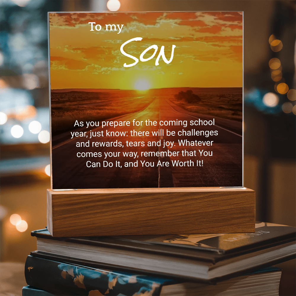 Inspirational Back to school Gift Acrylic