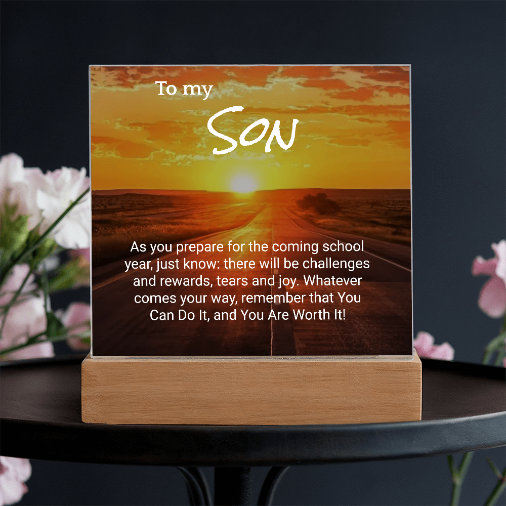 Inspirational Back to school Gift Acrylic