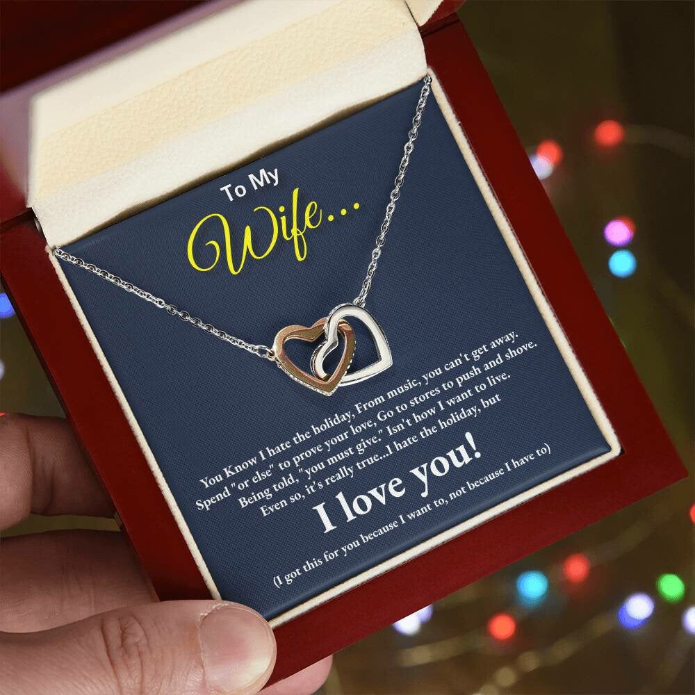 I hate the holidays... But I LOVE YOU!