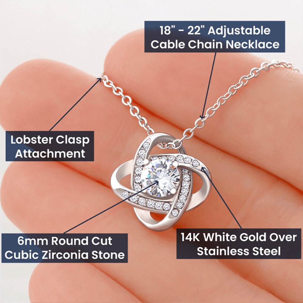 Amazing Ten year anniversary gift: Love Knot... Love that will truly last. Remind her you still love her!