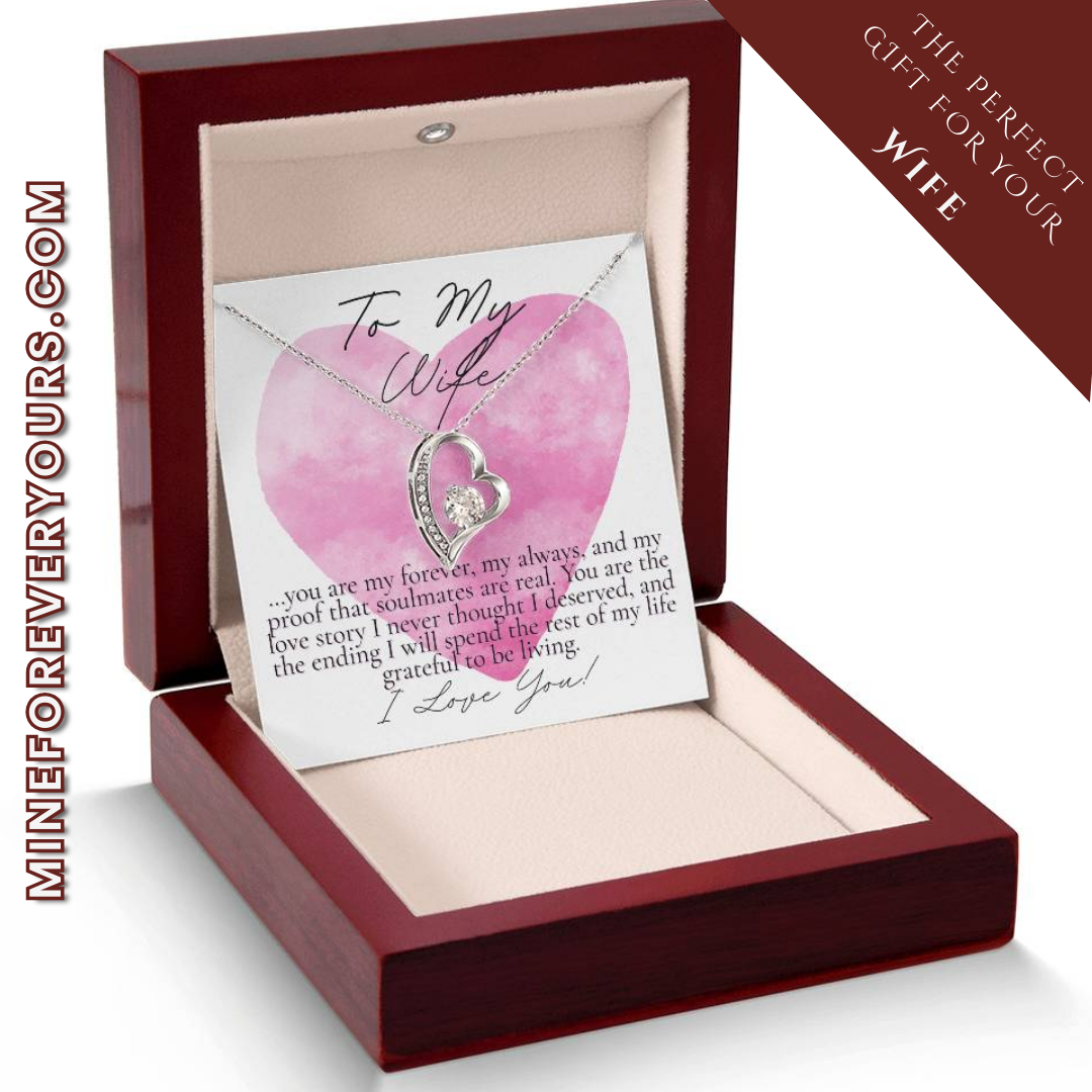 Romantic Gift for your wife: Watercolor Hearts You Are My Forever (Forever Love version)