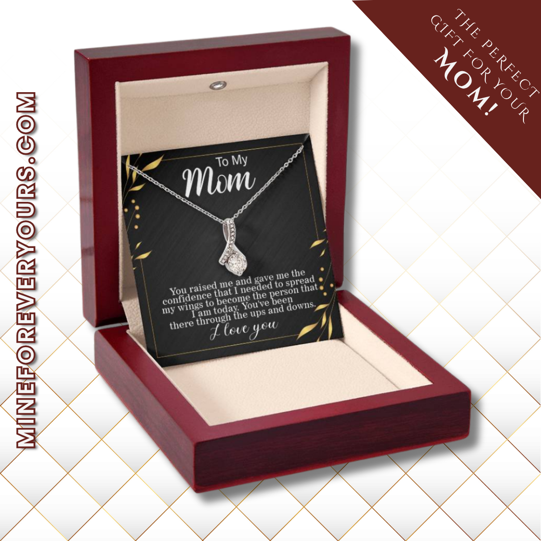 To mom, Spreading my Wings Card Alluring Beauty gift for graduation day, moving out, or going to college