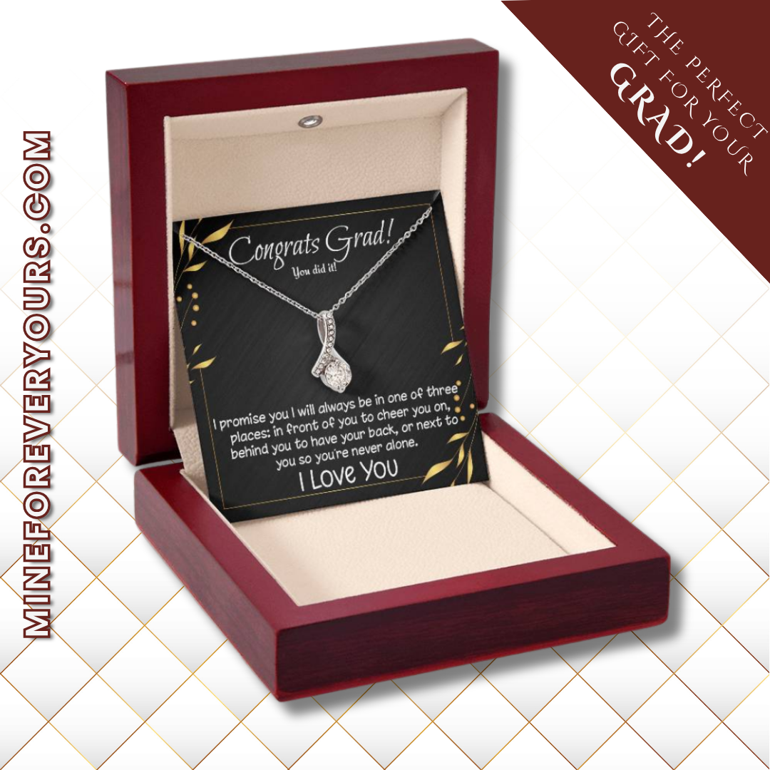 Congrats Grad! Alluring Beauty necklace for high school, college, etc. graduate