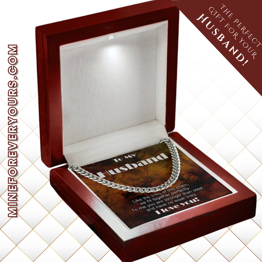 Cuban Link necklace for Husband: You have No Weak Links!