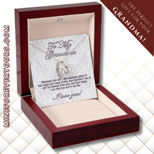 To My Grandma Forever Love necklace