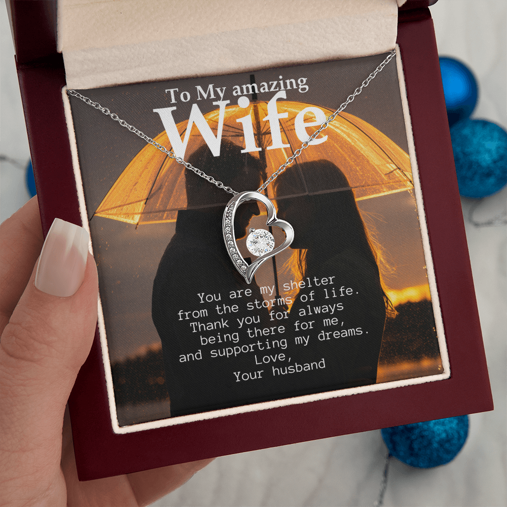 To My Amazing Wife - Shelter from the storms of life