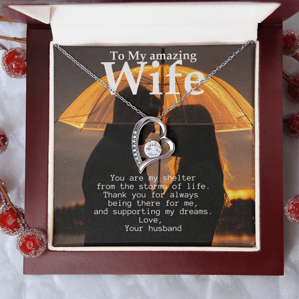 To My Amazing Wife - Shelter from the storms of life