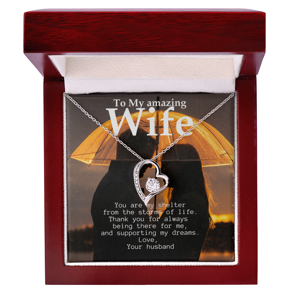 To My Amazing Wife - Shelter from the storms of life