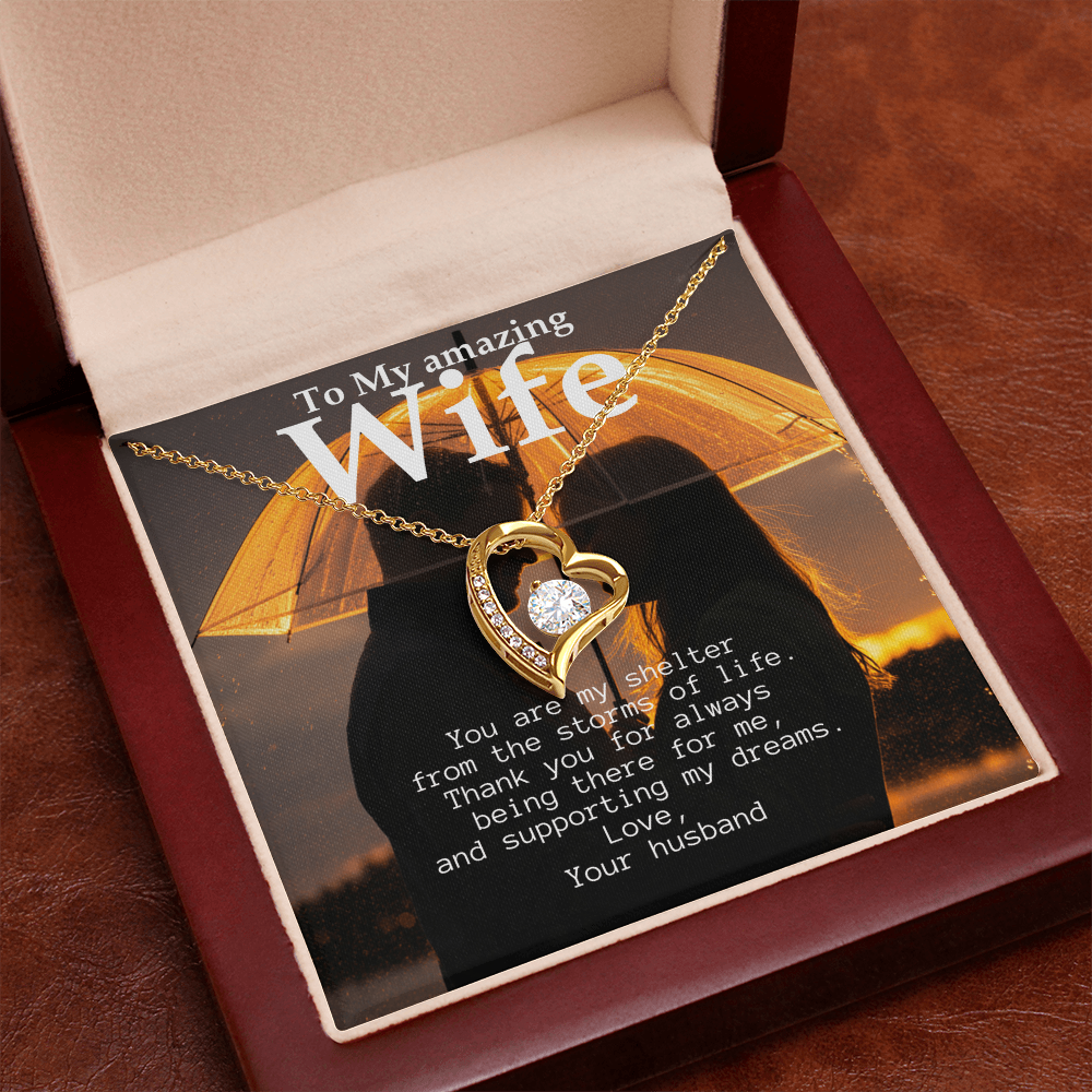 To My Amazing Wife - Shelter from the storms of life