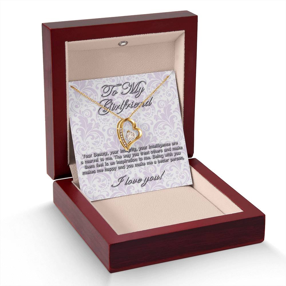 Forever love necklace and pendant for Girlfriend