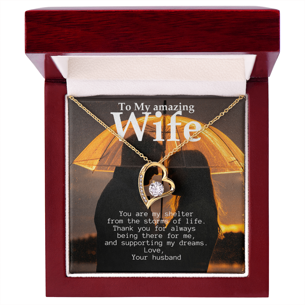 To My Amazing Wife - Shelter from the storms of life