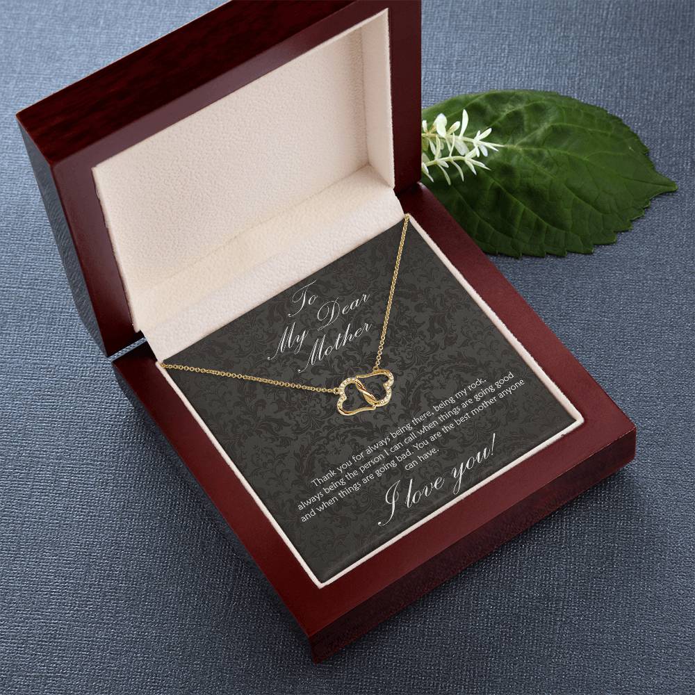 For the Mother who has always been there! SOLID GOLD Everlasting love necklace