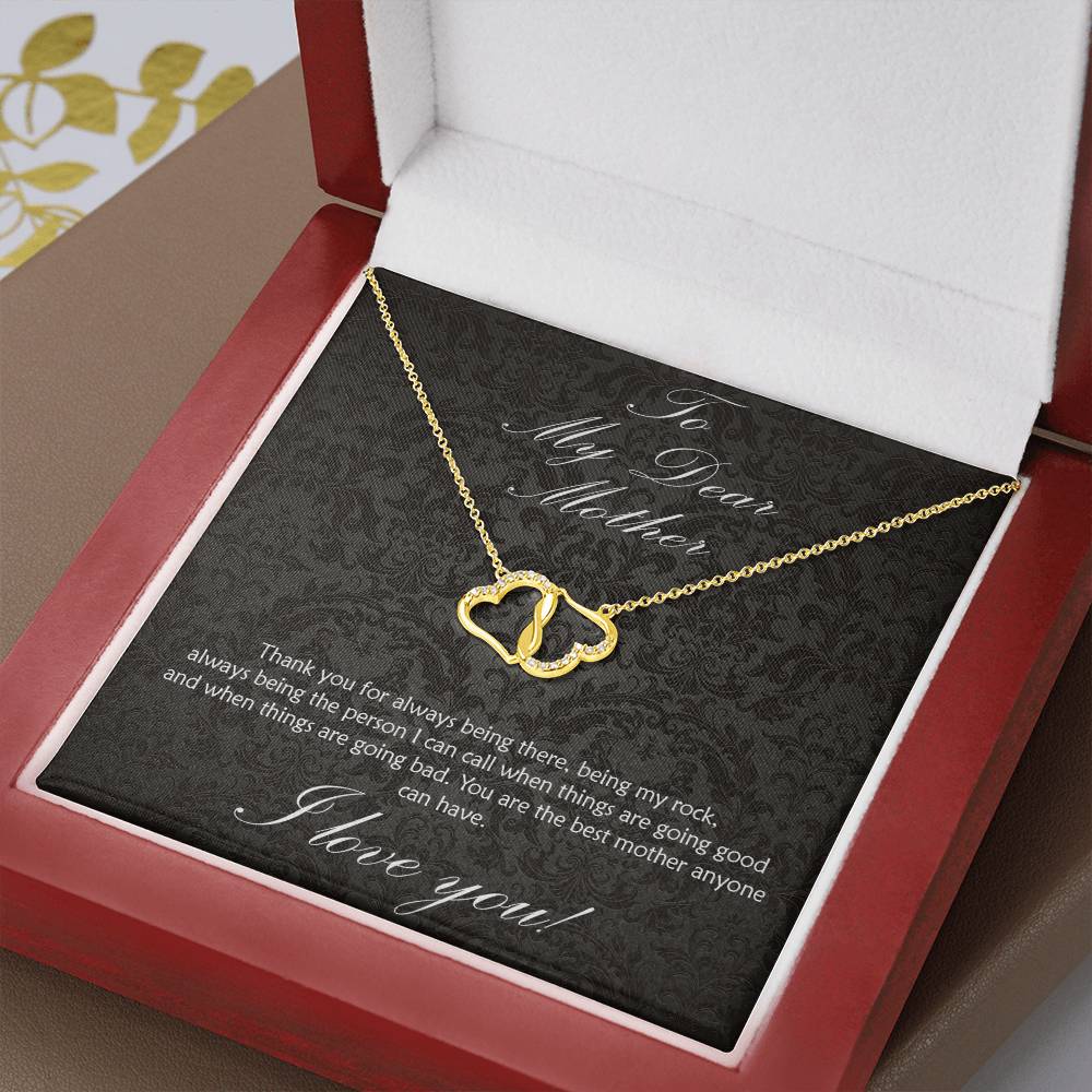 For the Mother who has always been there! SOLID GOLD Everlasting love necklace