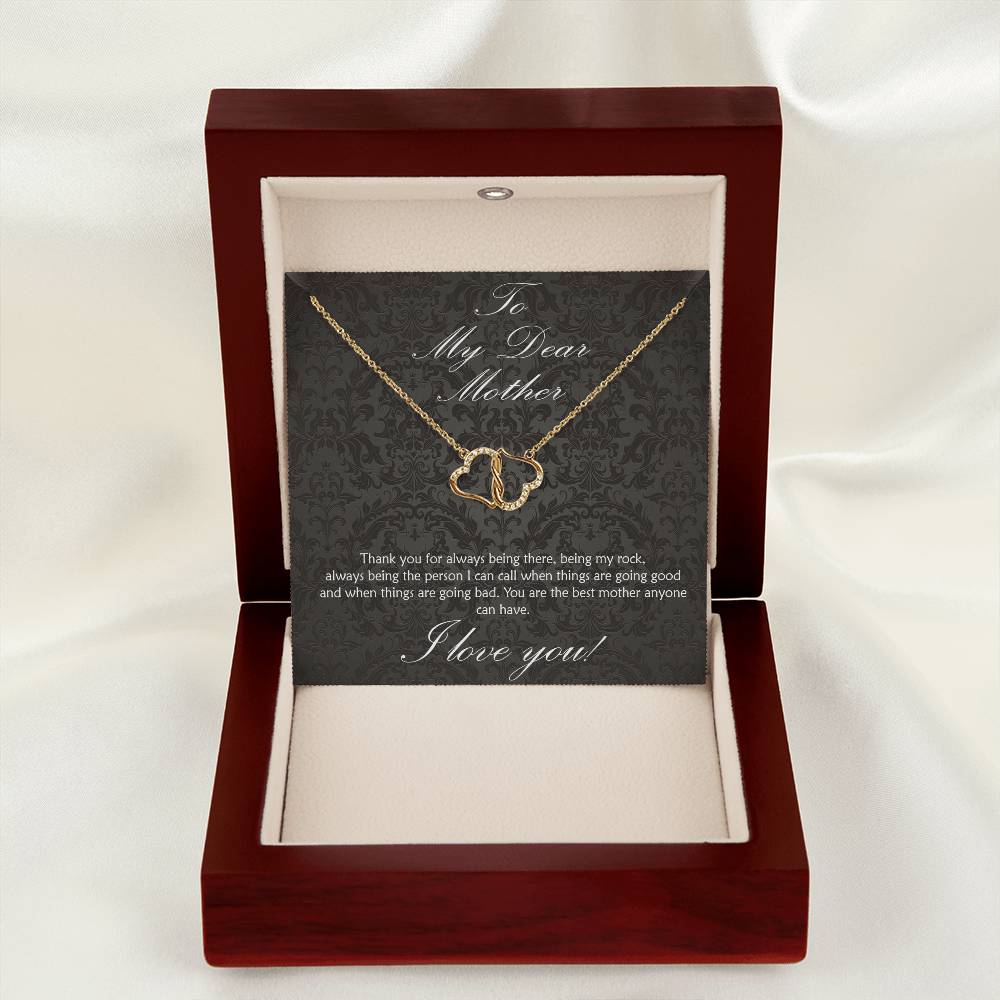 For the Mother who has always been there! SOLID GOLD Everlasting love necklace