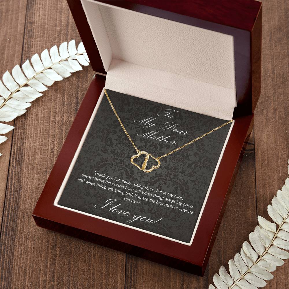 For the Mother who has always been there! SOLID GOLD Everlasting love necklace