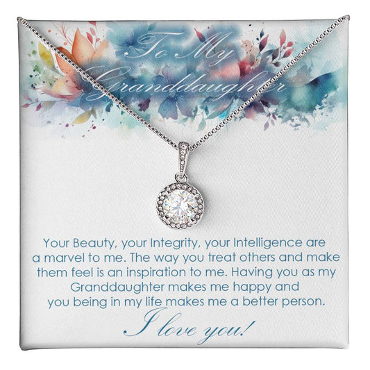 For Granddaughter Eternal hope necklace