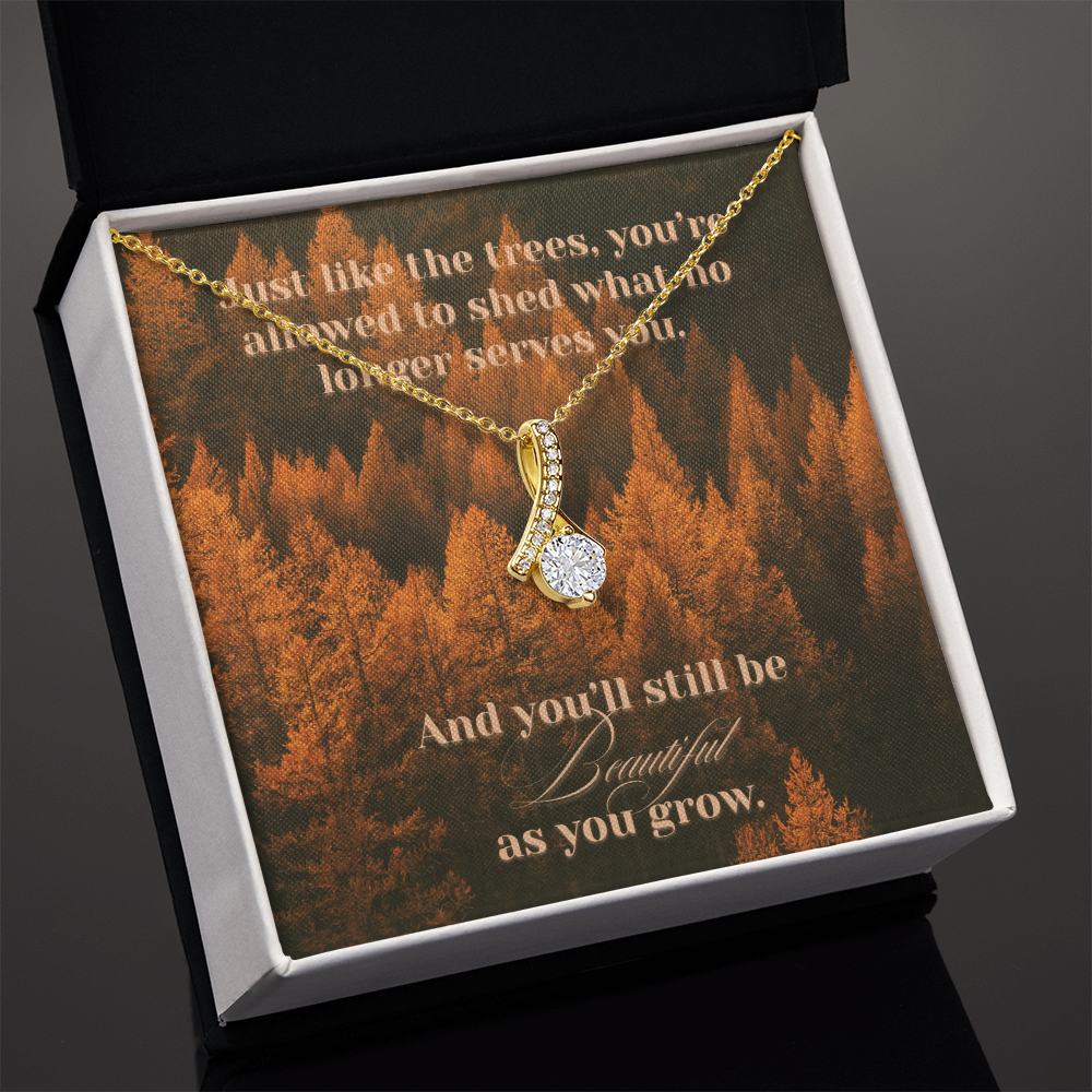 Encouraging gift | growing and changing | Fall themed Necklace for friends and loved ones