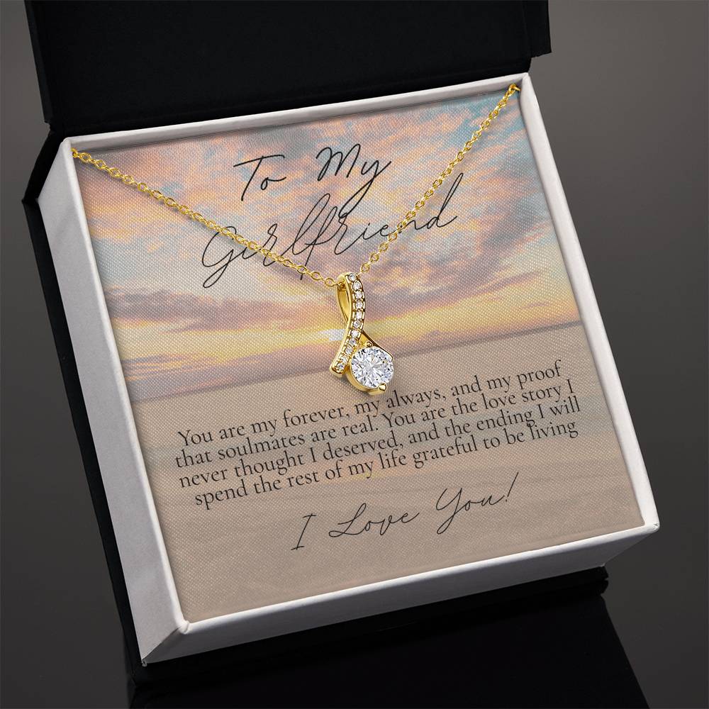 Romantic Gift for Girlfriend: You are my forever
