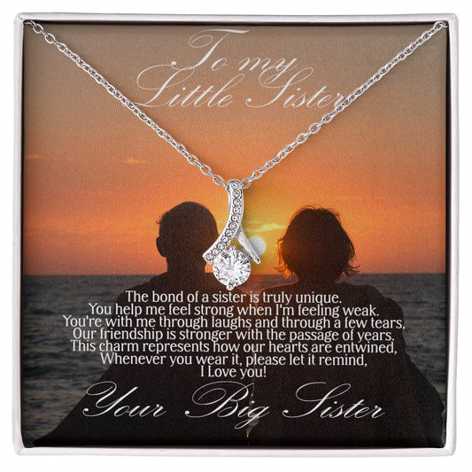 To Little Sister Aluring Beauty necklace