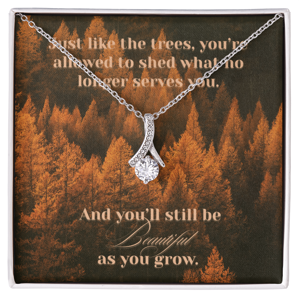 Encouraging gift | growing and changing | Fall themed Necklace for friends and loved ones