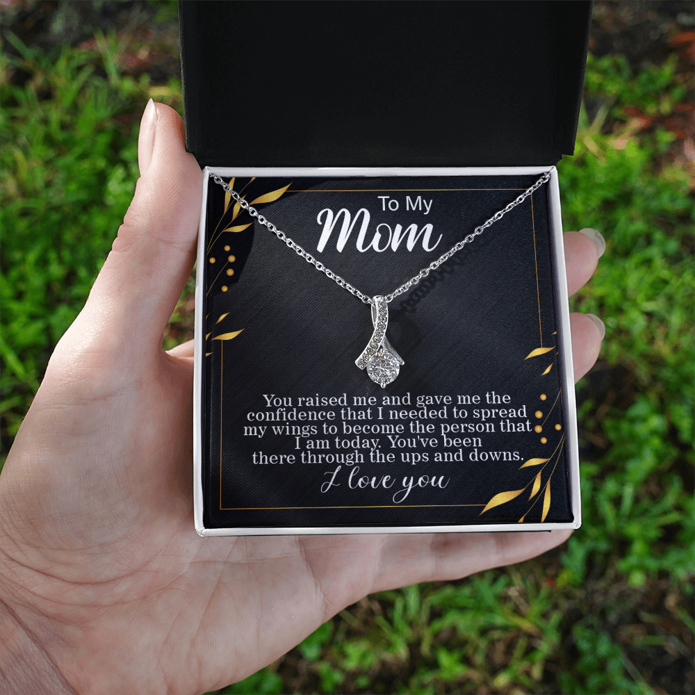 To mom, Spreading my Wings Card Alluring Beauty gift for graduation day, moving out, or going to college