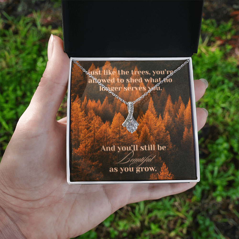 Encouraging gift | growing and changing | Fall themed Necklace for friends and loved ones
