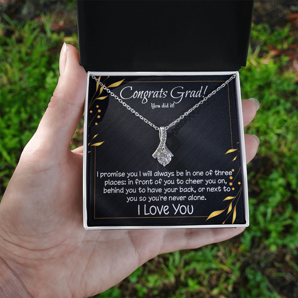 Congrats Grad! Alluring Beauty necklace for high school, college, etc. graduate