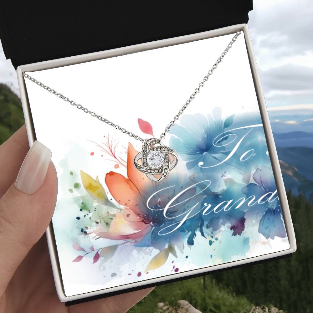 For Granddaughter Alluring Beauty necklace