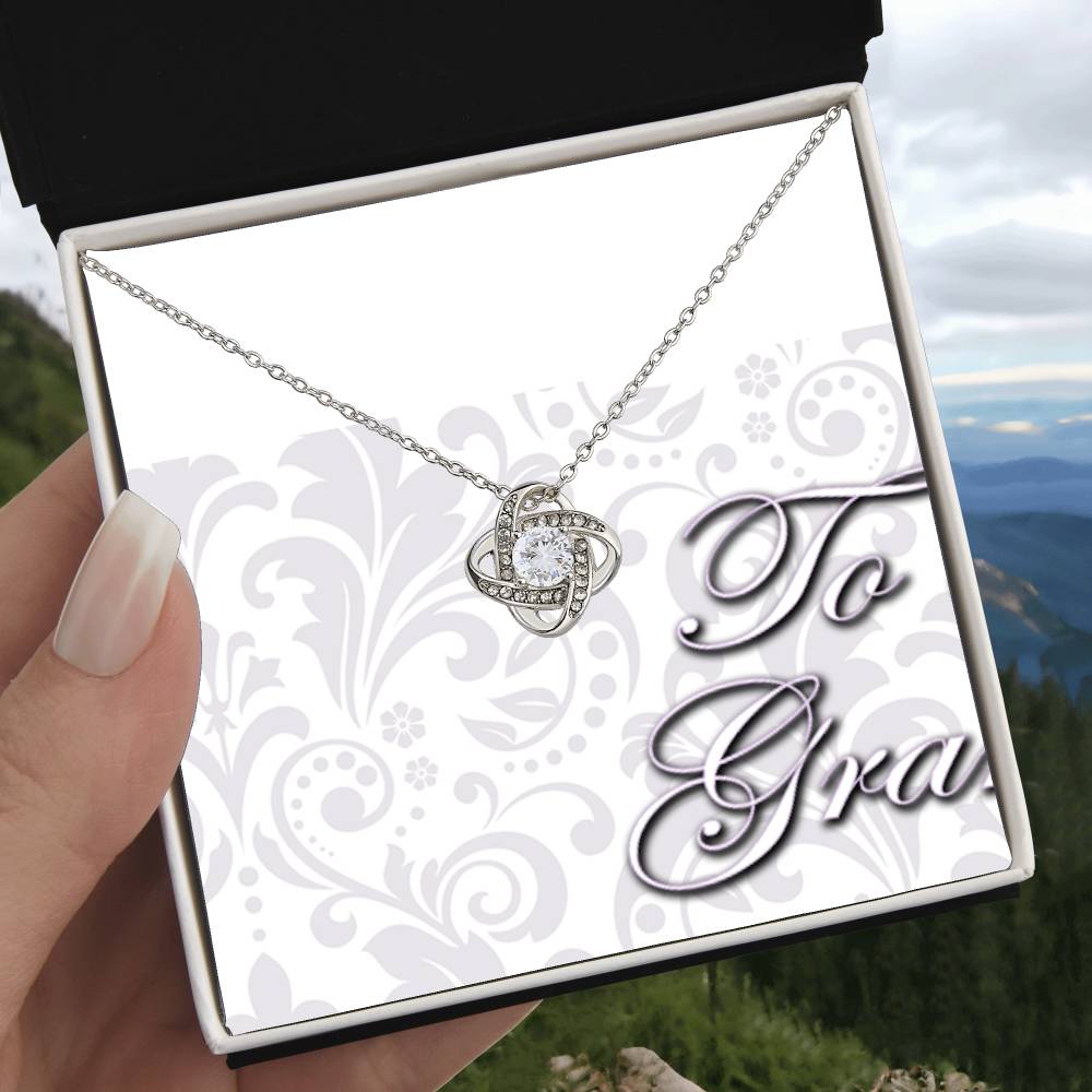 To My Grandma Alluring Beauty Necklace