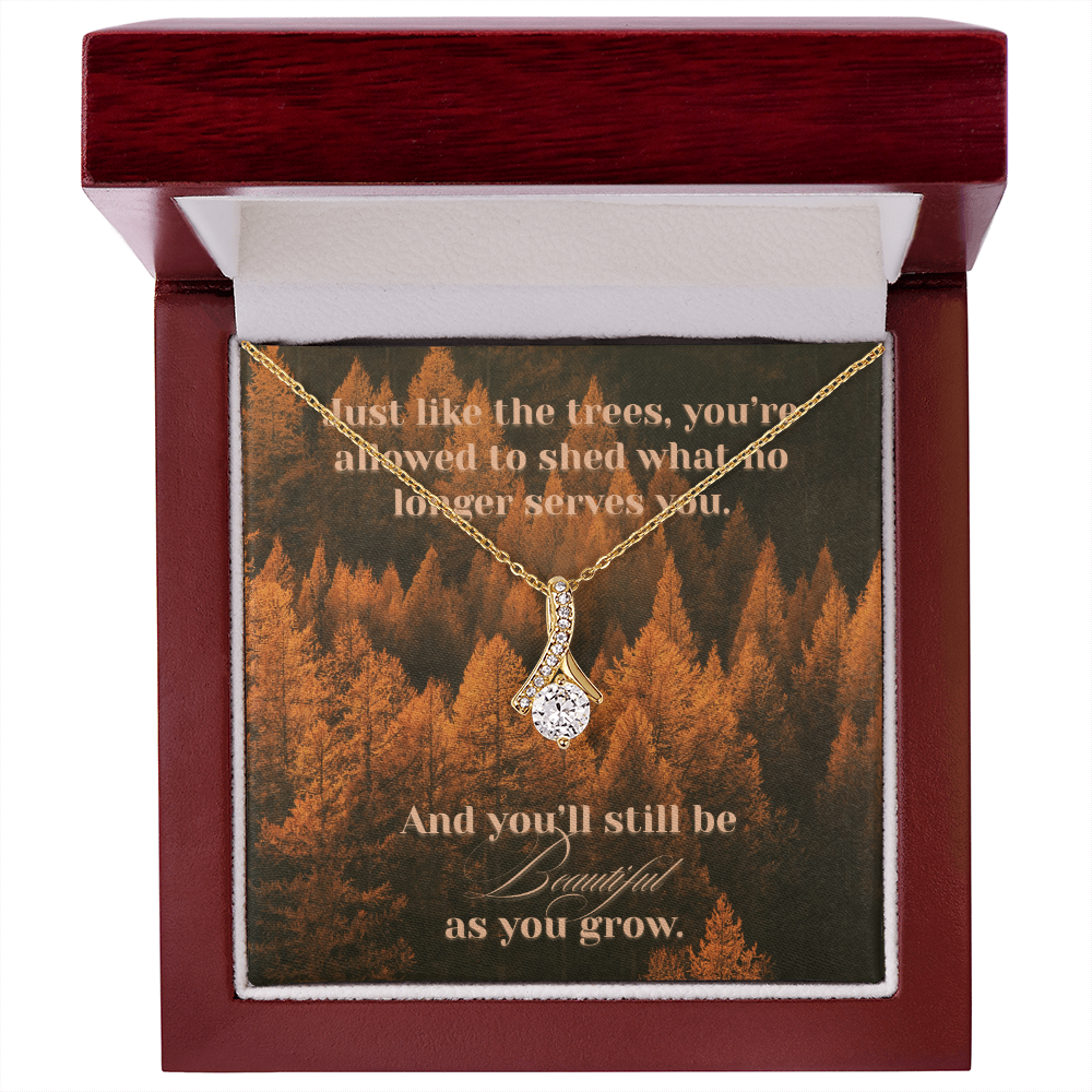Encouraging gift | growing and changing | Fall themed Necklace for friends and loved ones