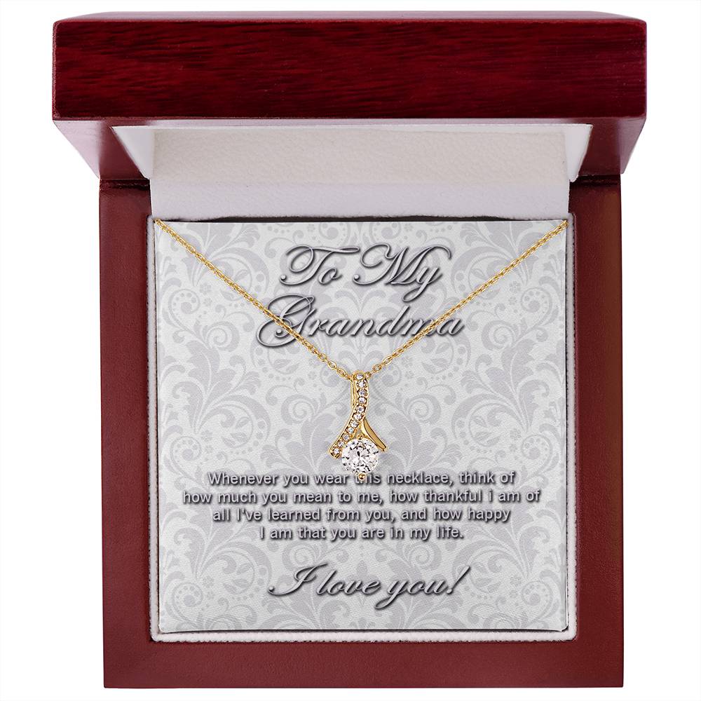 To My Grandma Alluring Beauty Necklace